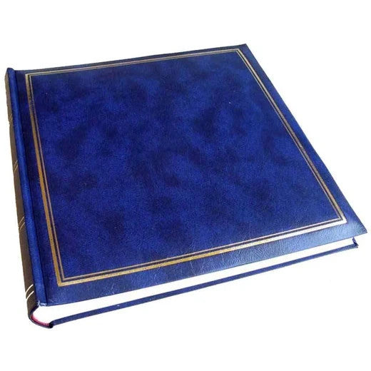 Classic Blue Traditional Photo Album - 100 Sides