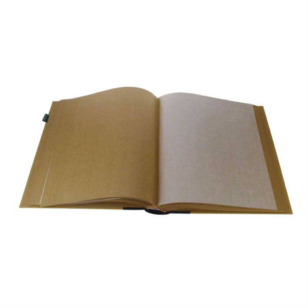 Green Earth Traditional Photo Album - 13x12inch - 100 Sides - Orange Sun