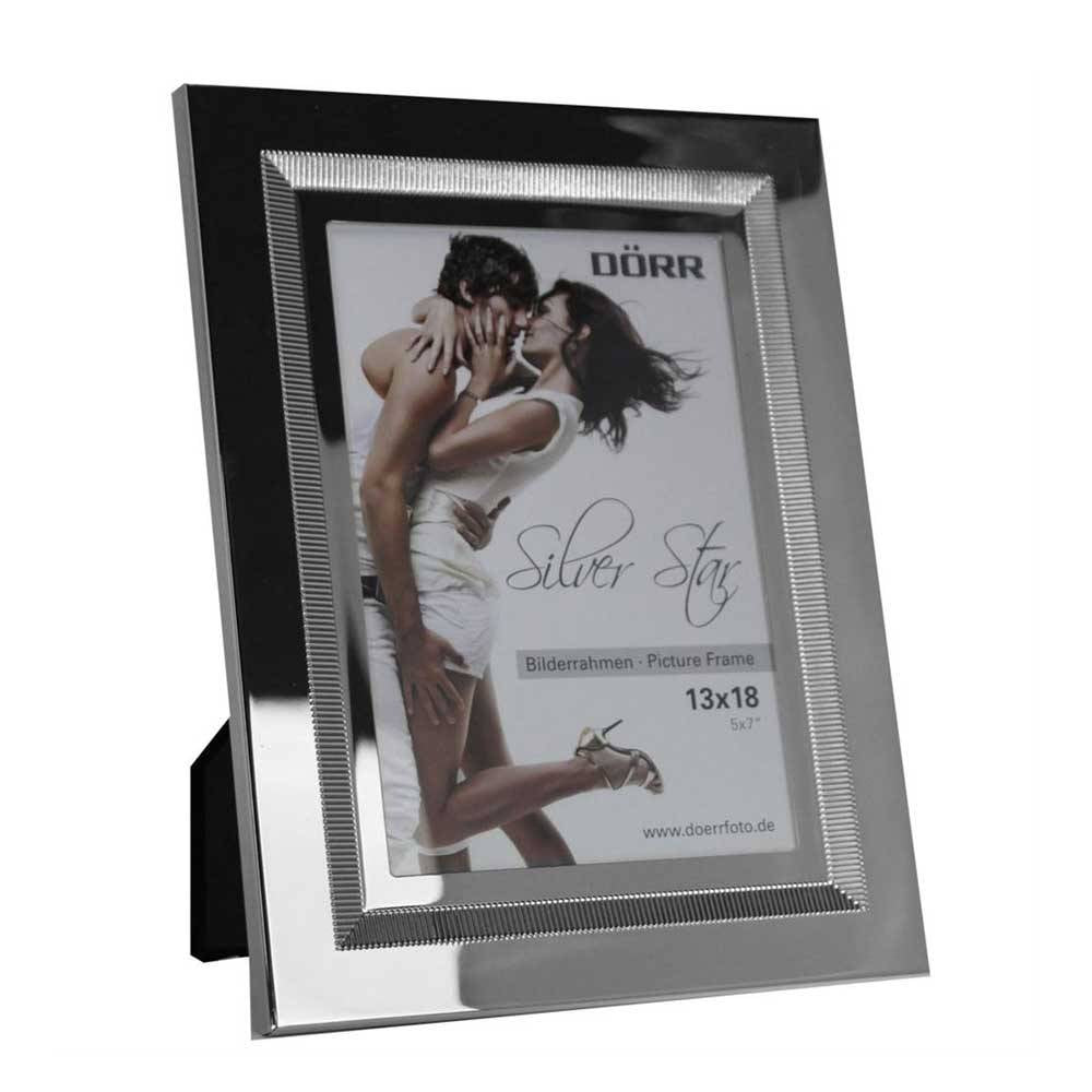 Silverstar Genua Glossy Silver 6x4 Photo Frame