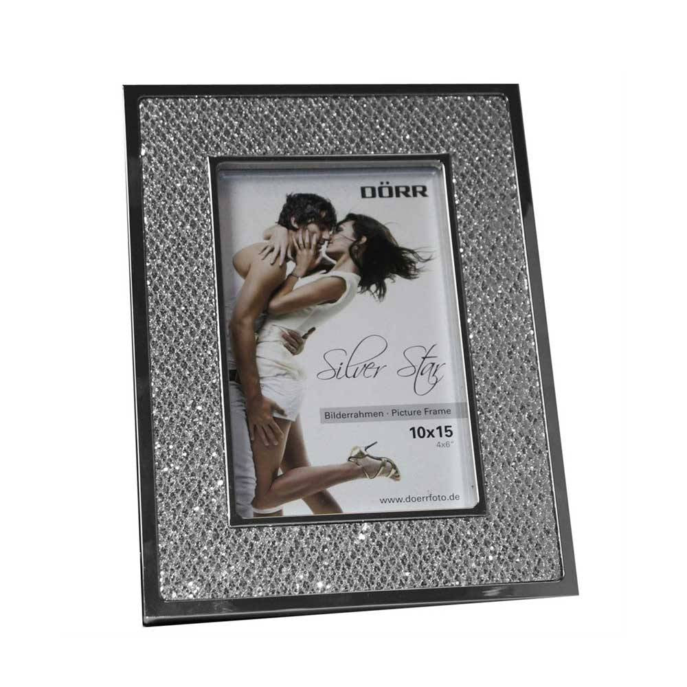 Silverstar Siena 6x4 Photo Frame - Silver