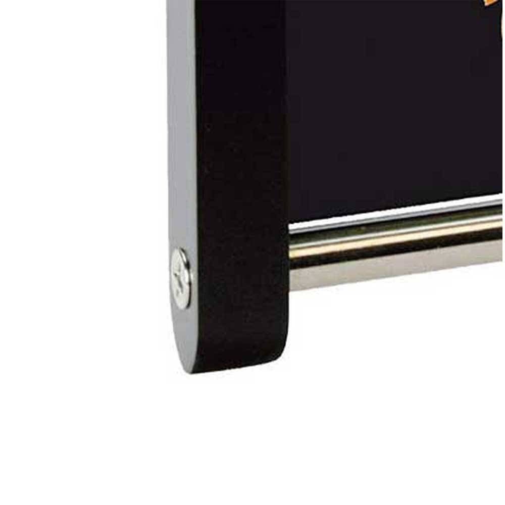 Silver Star BAR 6x4 Photo Frame - Black and Silver