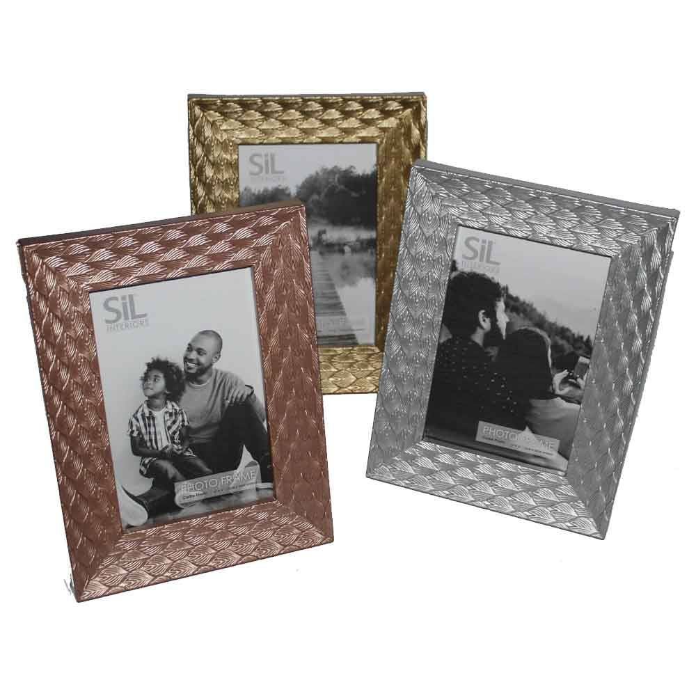 Leaf Effect 6x4 Gold Photo Frame
