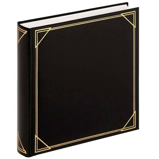 Walther Standard Black Traditional Photo Album - 100 Sides