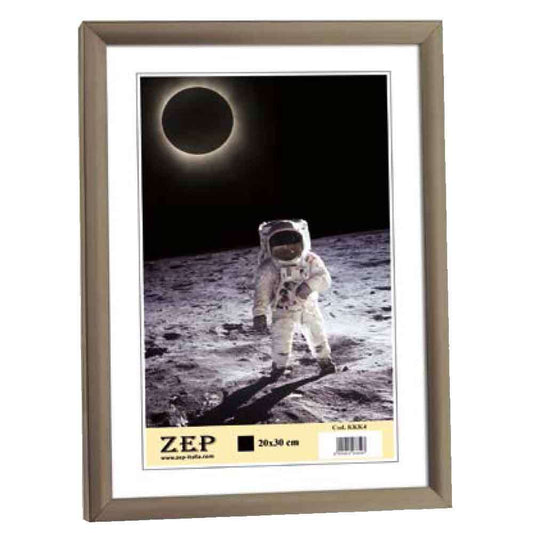 Basic Collection Dark Silver Plastic Photo Frame 20x25cm