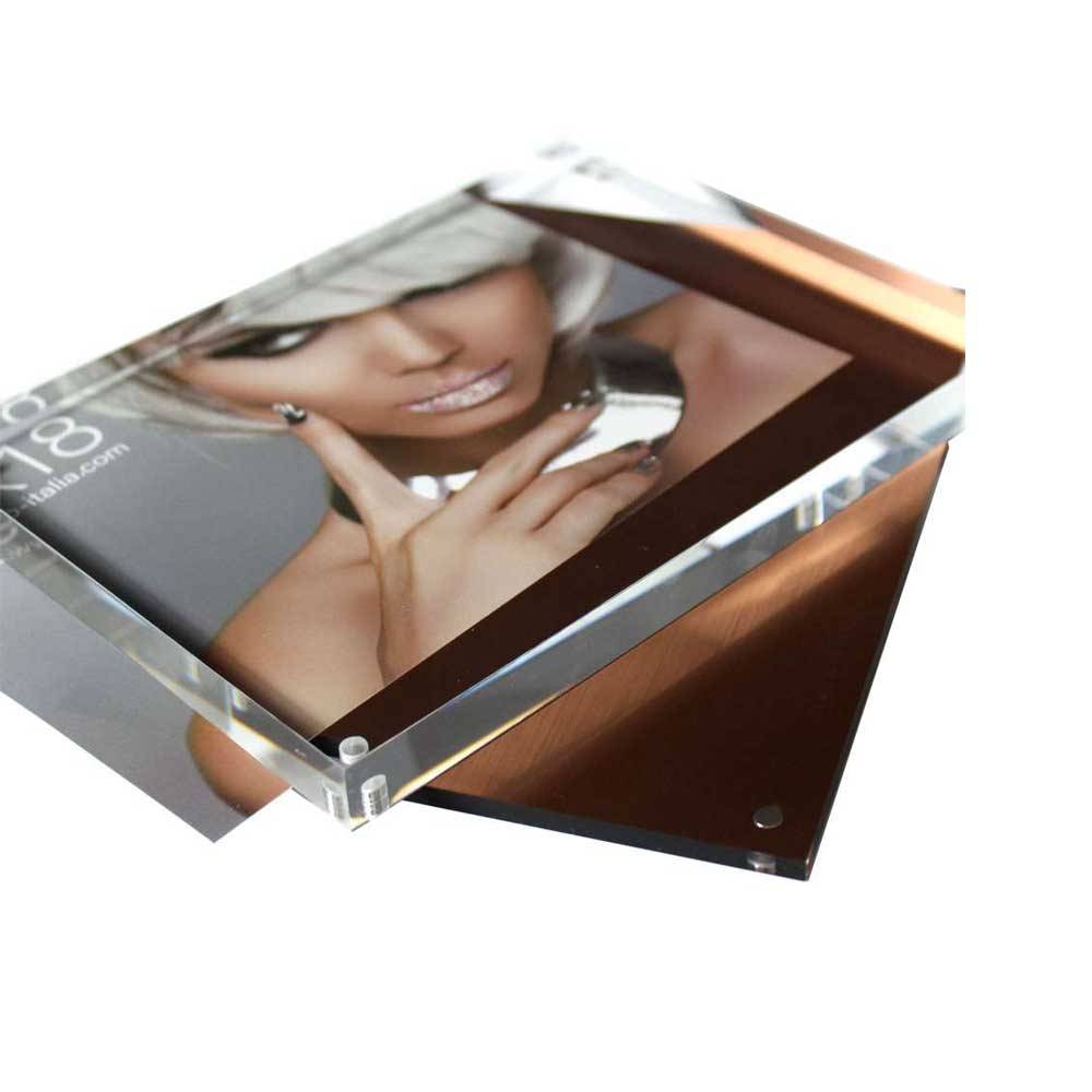 Acrylic 6x4 Bronze Photo Block frame