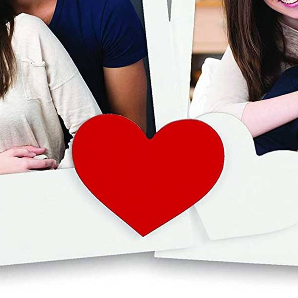 Irina Heart 4x4 Double Photo Frame