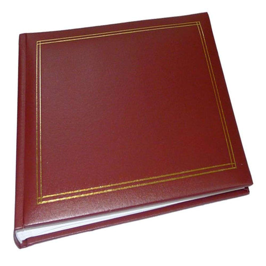 Walther Monza Red Traditional Photo Album - 60 Sides