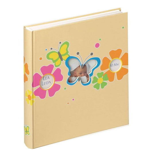 Walther Butterfly Baby Traditional Photo Album - 56 Sides