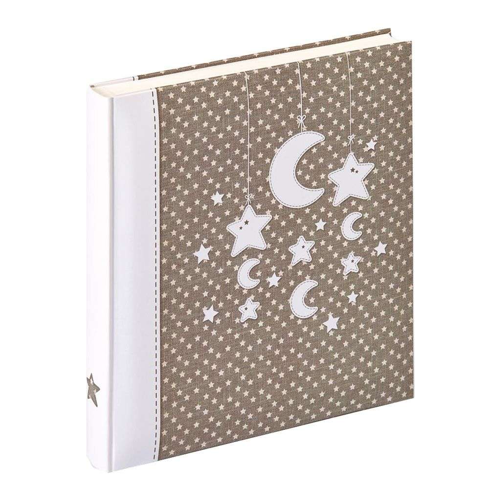 Walther Stars and Moon Traditional Baby Photo Album - 60 Sides