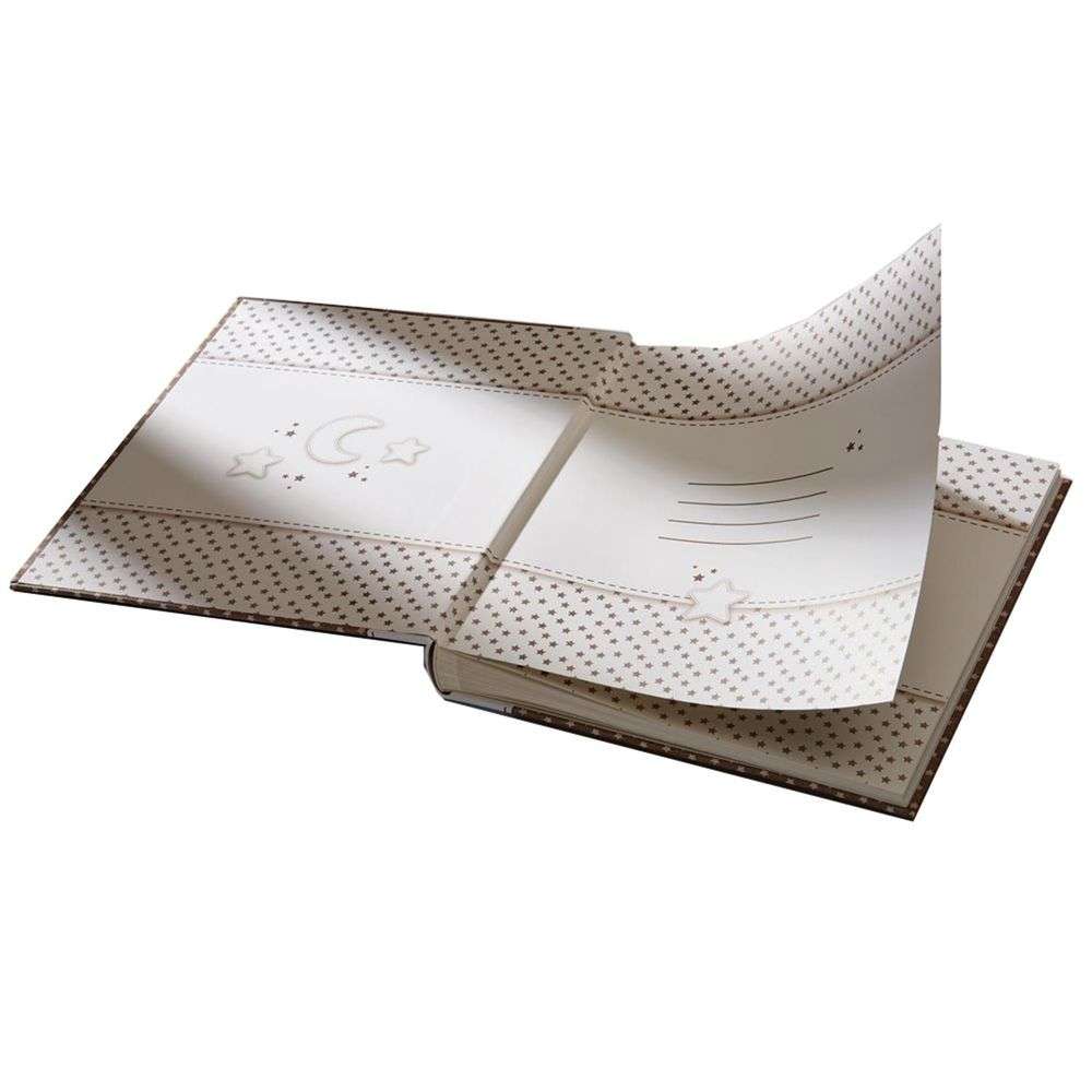 Walther Stars and Moon Traditional Baby Photo Album - 60 Sides