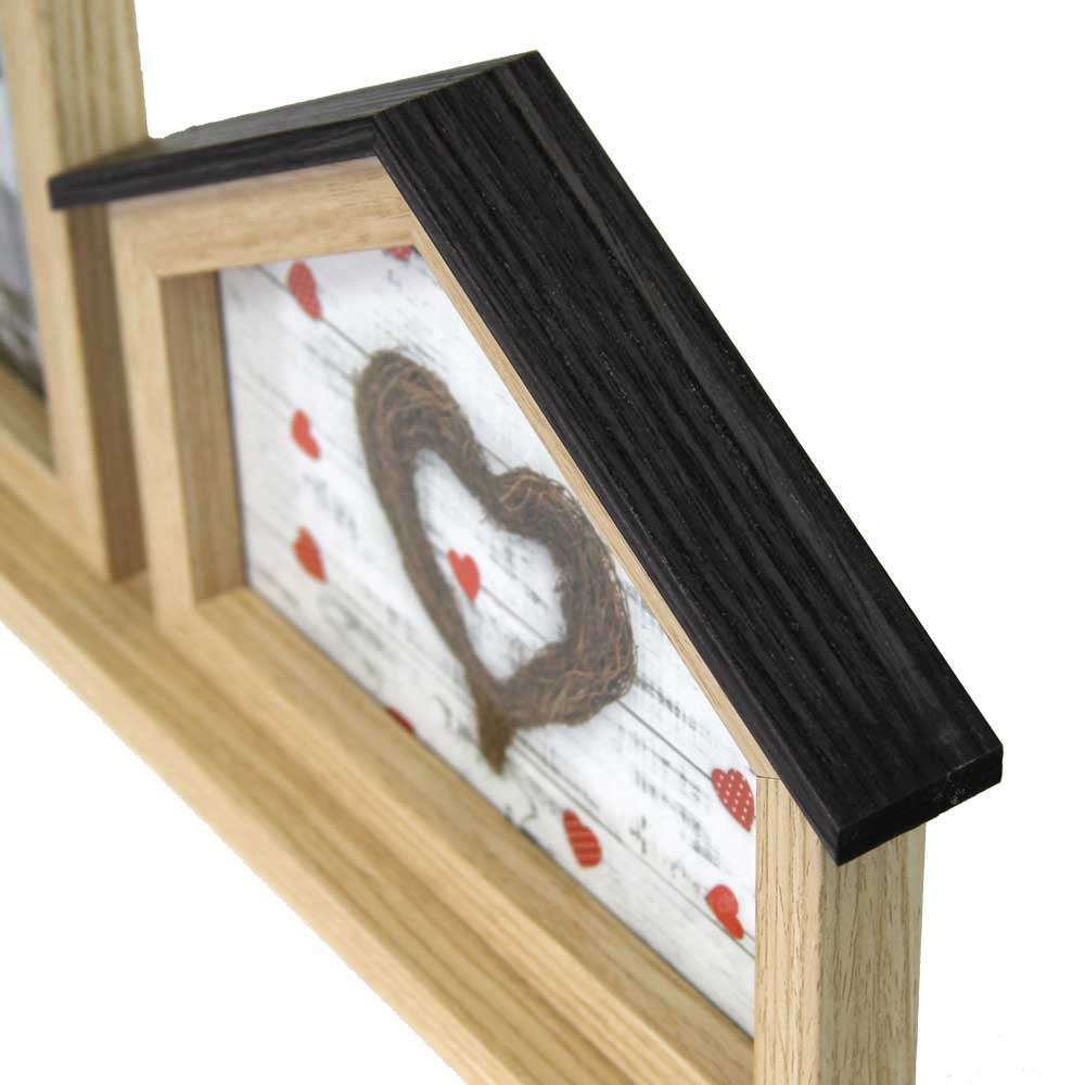 ZEP Casa Wood Multi Photo Frame for 2 Photos