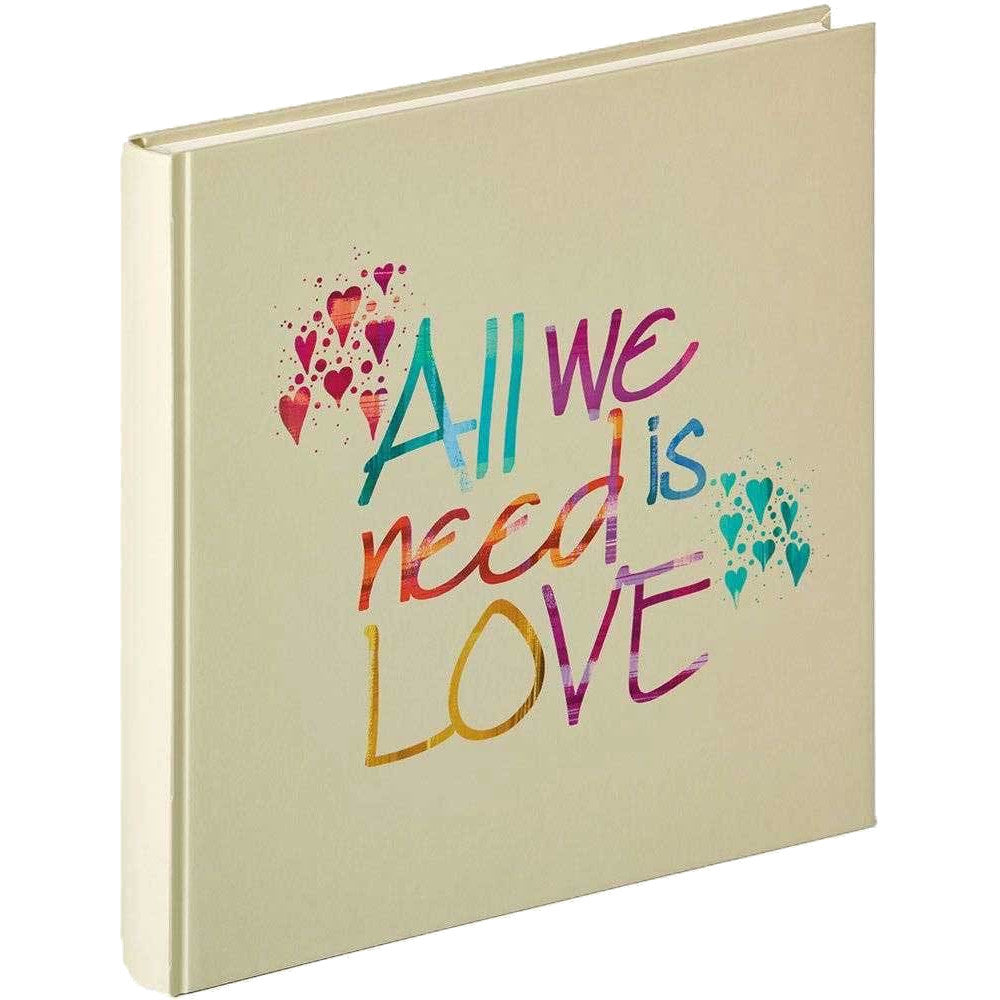 Walther Traditional Wedding Photo Album - All We Need Is Love - 50 Sides