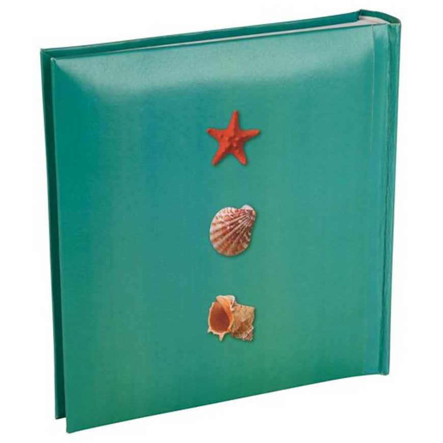 Holiday Shell Design Aqua Slip-In Photo Album for 200 6x4 Photos