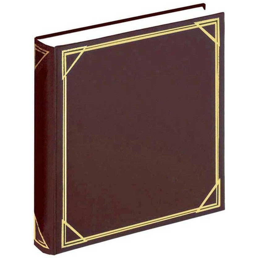 Walther Standard Burgundy Traditional Photo Album - 100 Sides