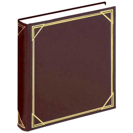Walther Standard Burgundy Traditional Photo Album - 100 Sides