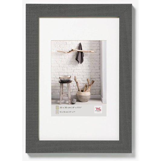 Walther Home Wooden A4 Grey Photo Frame