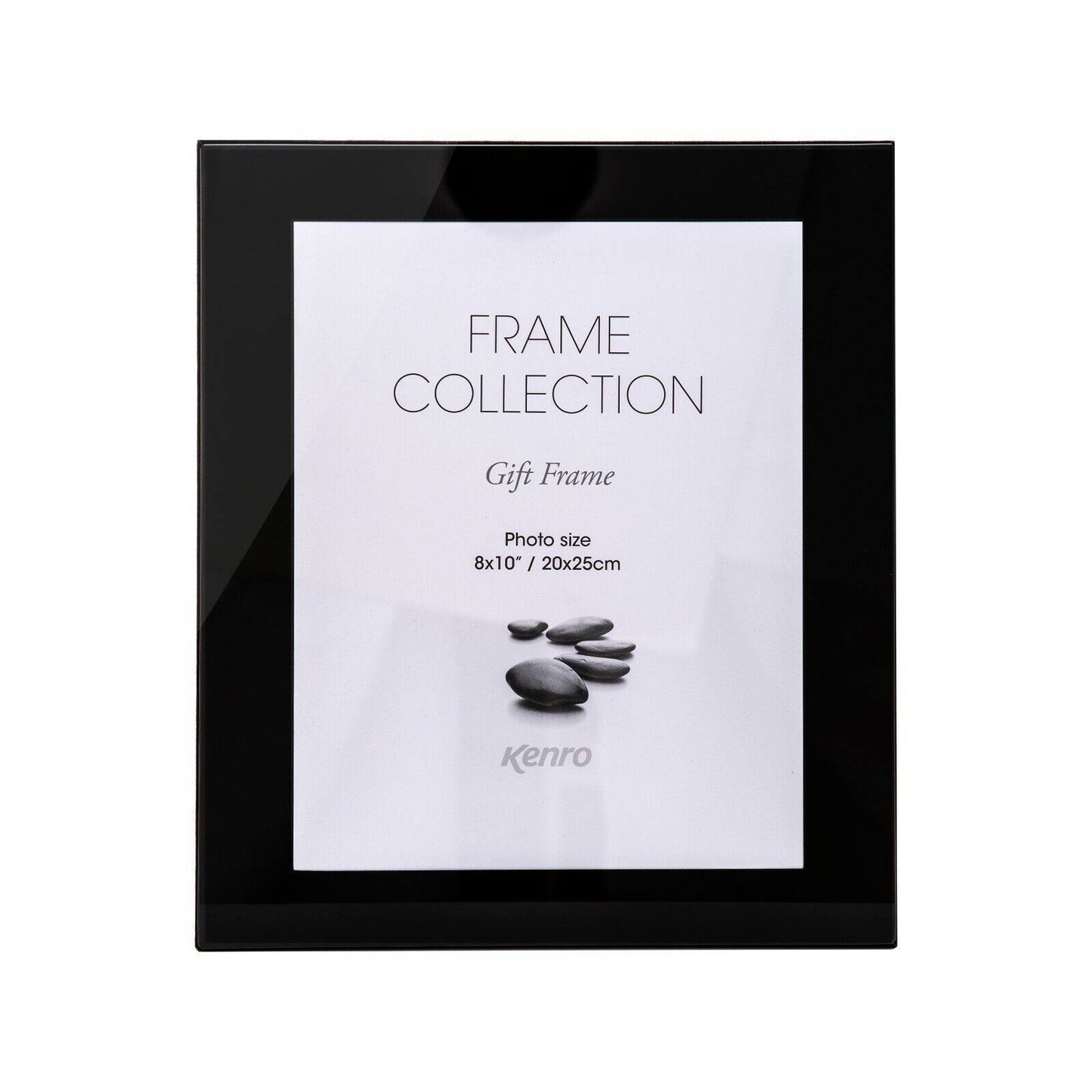 Black Glass 10x8 Photo Frame