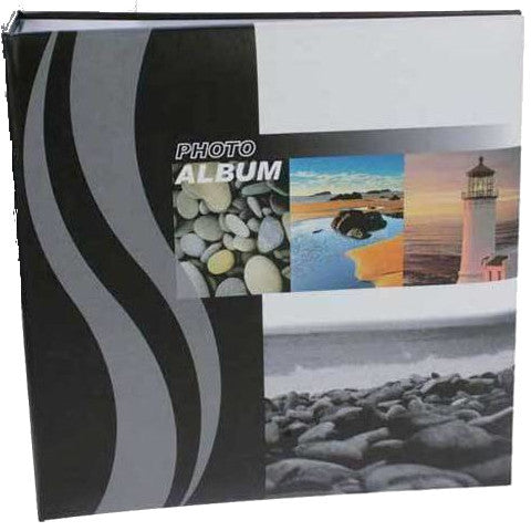 Wave Lighthouse 6x4 Slip-In Photo Album - 200 Photos