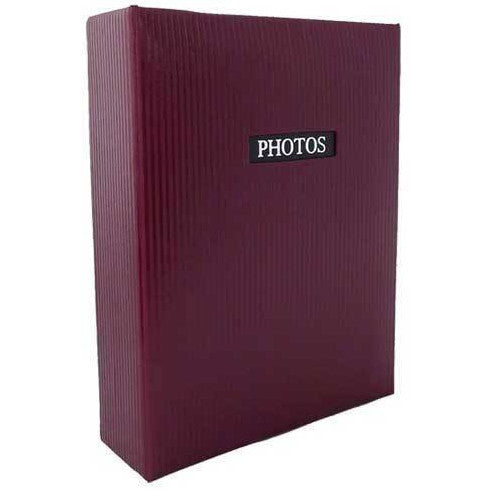 Elegance Red Slip-In Photo Album for 100 6x4 Photos