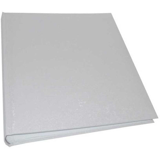 White Satin Small Wedding Traditional Photo Album - 60 Sides