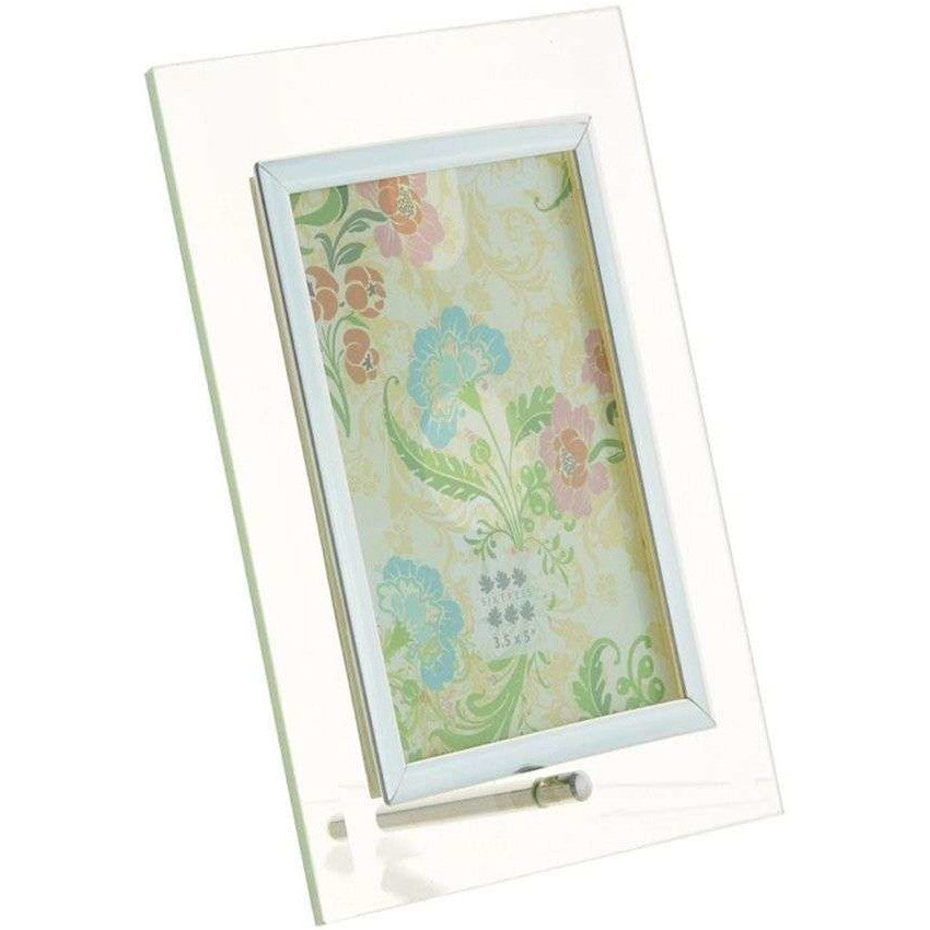 Sixtrees Flat Bevelled Glass Silver 6x4 Photo Frame