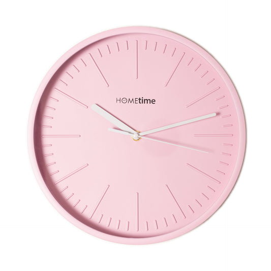 Hometime Pink Wall Clock - 28cm