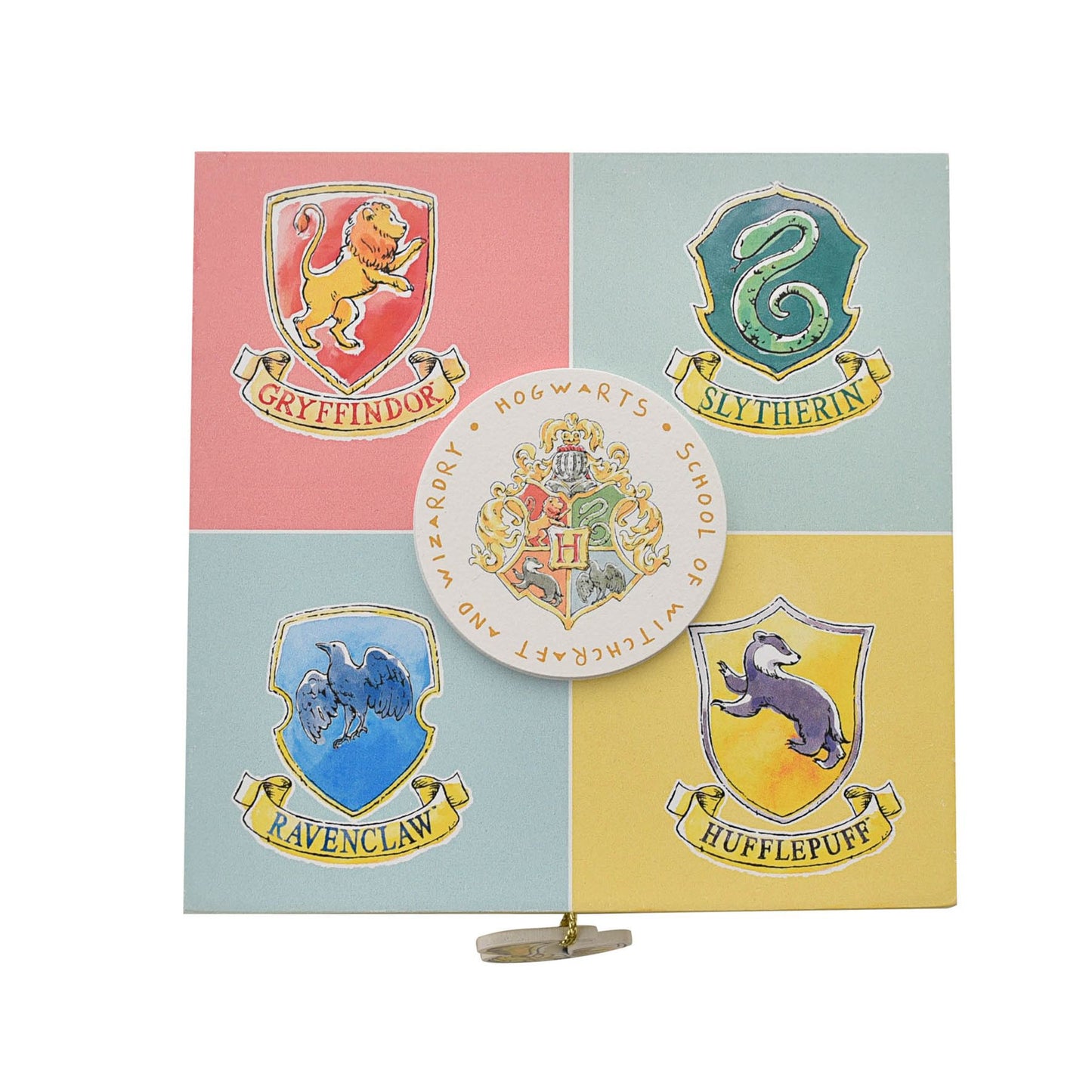 Harry Potter Hogwarts Houses Keepsake Box - 7.5 x 16 x 16cm