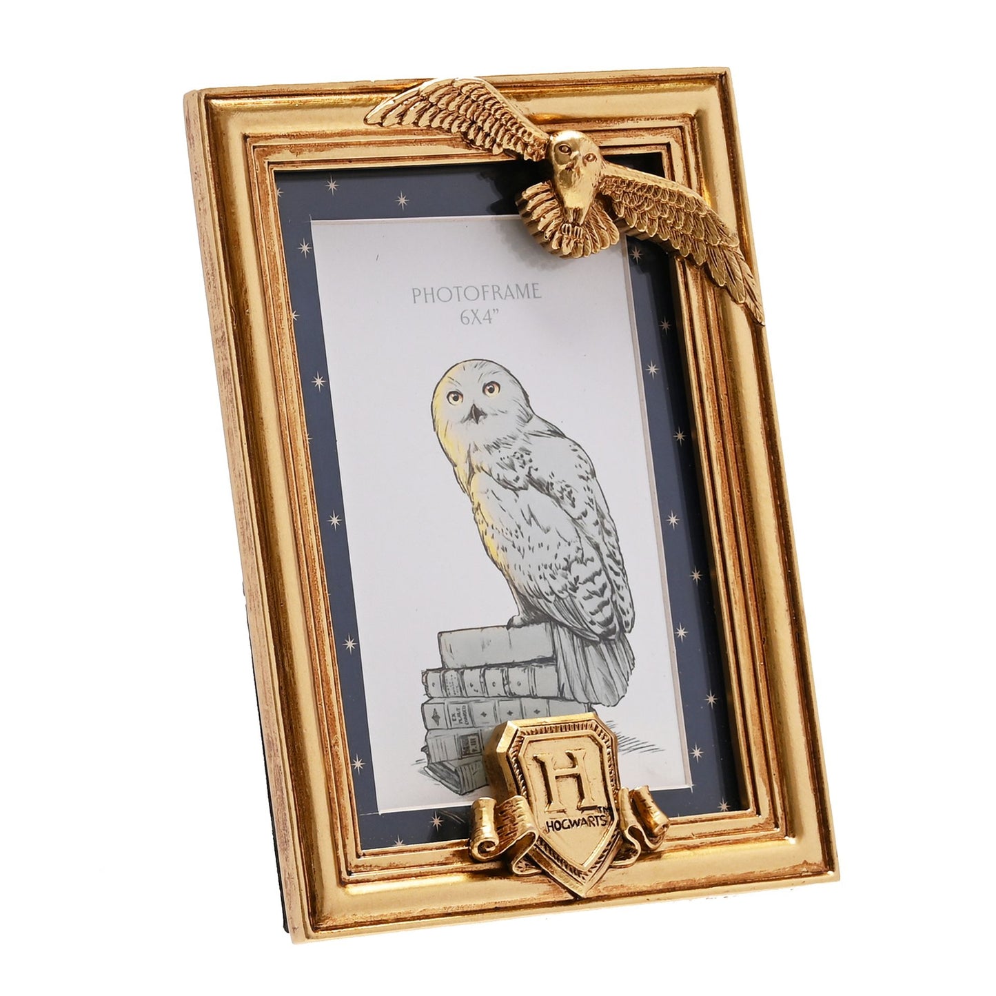 Harry Potter Alumni Hedwig Photo Frame - Gold - 6x4