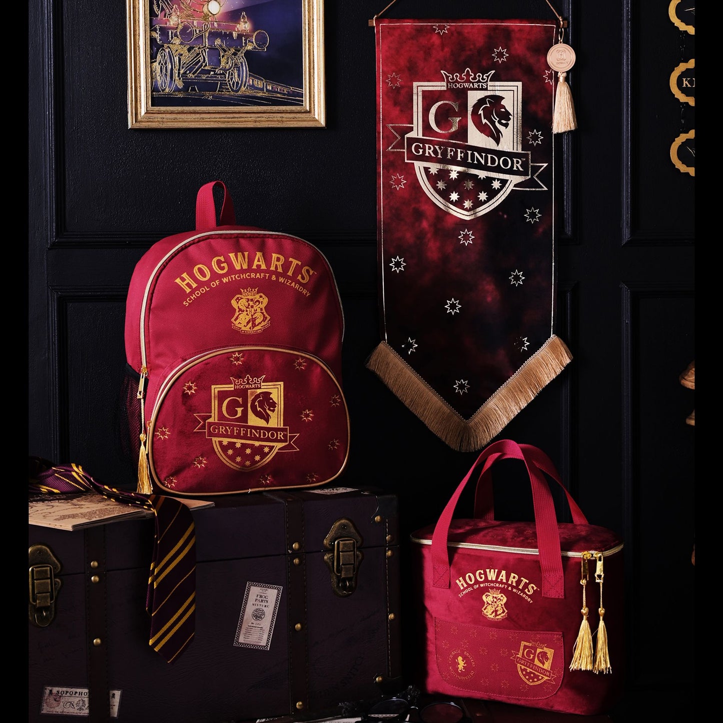 Harry Potter Alumni Hanging Gryffindor Banner
