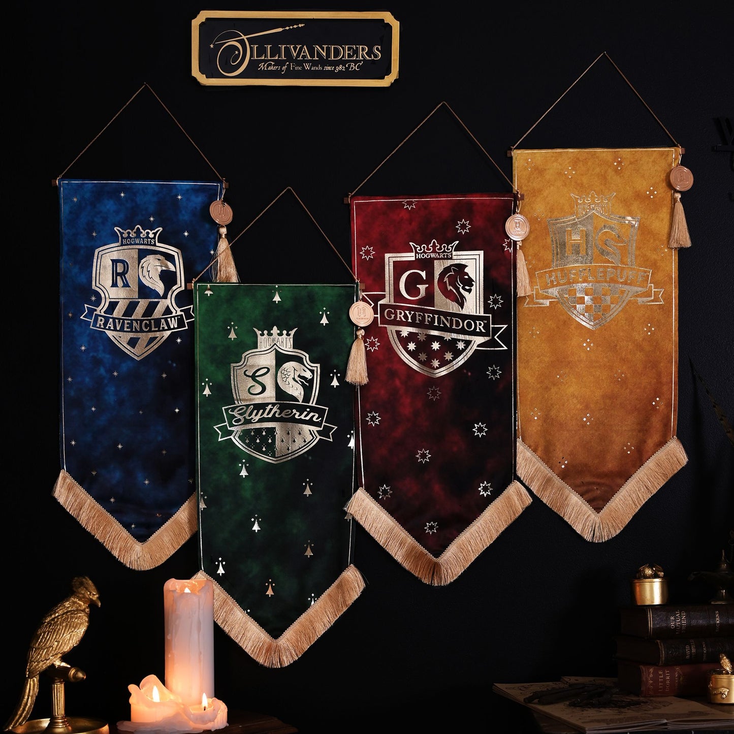 Harry Potter Alumni Hanging Slytherin Banner