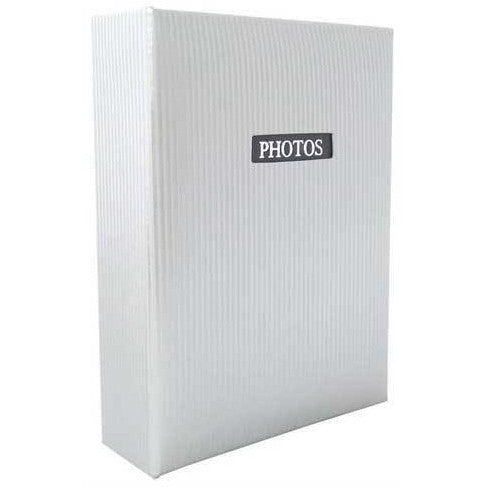 Elegance White Slip-In Photo Album for 100 6x4 Photos