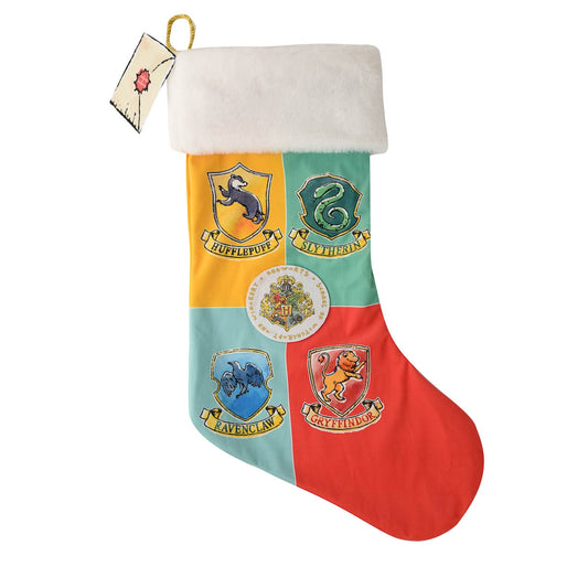 Harry Potter Hogwarts Houses Christmas Stocking - 68 x 5 x 31.9cm