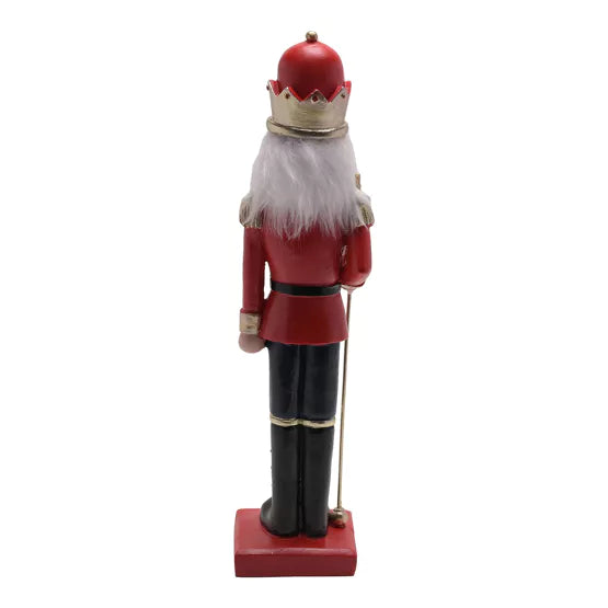 Festive Nutcracker Soldier Decoration 37cm Red