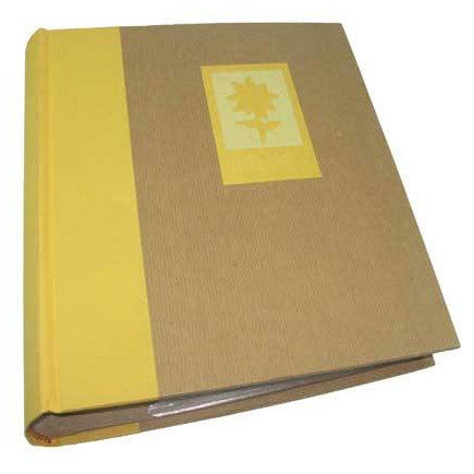 Green Earth Yellow Flower 7x5 Slip-In Photo Album - 200 Photos