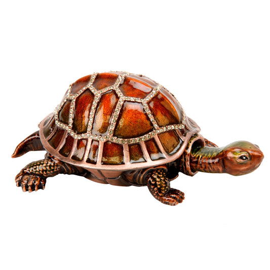 Tortoise Trinket Box - Ornament - 7 x 11 x 8.5 cm - Gift Box