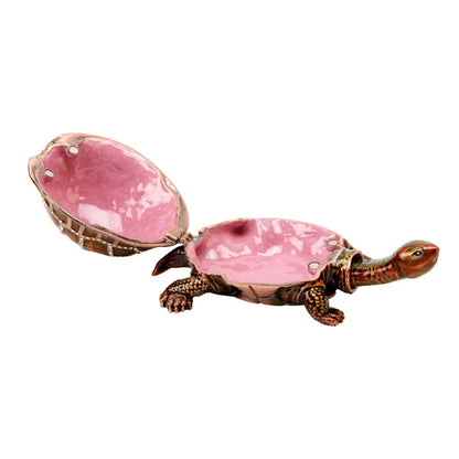 Tortoise Trinket Box - Ornament - 7 x 11 x 8.5 cm - Gift Box