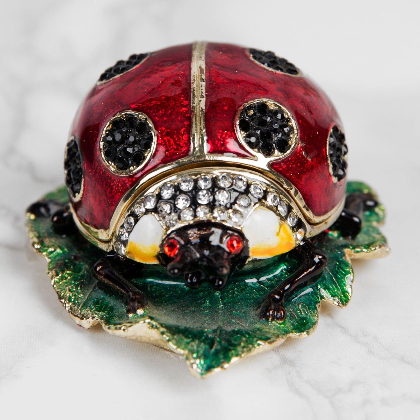 Ladybird Trinket box - 3 x 8 x 5 cm - Gift Box - Beautiful Sparkling