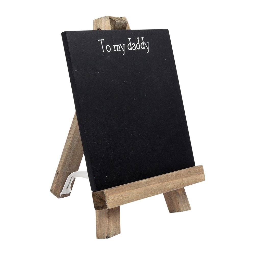 Chalkboard Gift "To My Daddy" Personalisable Blackboard with Easel & Chalk