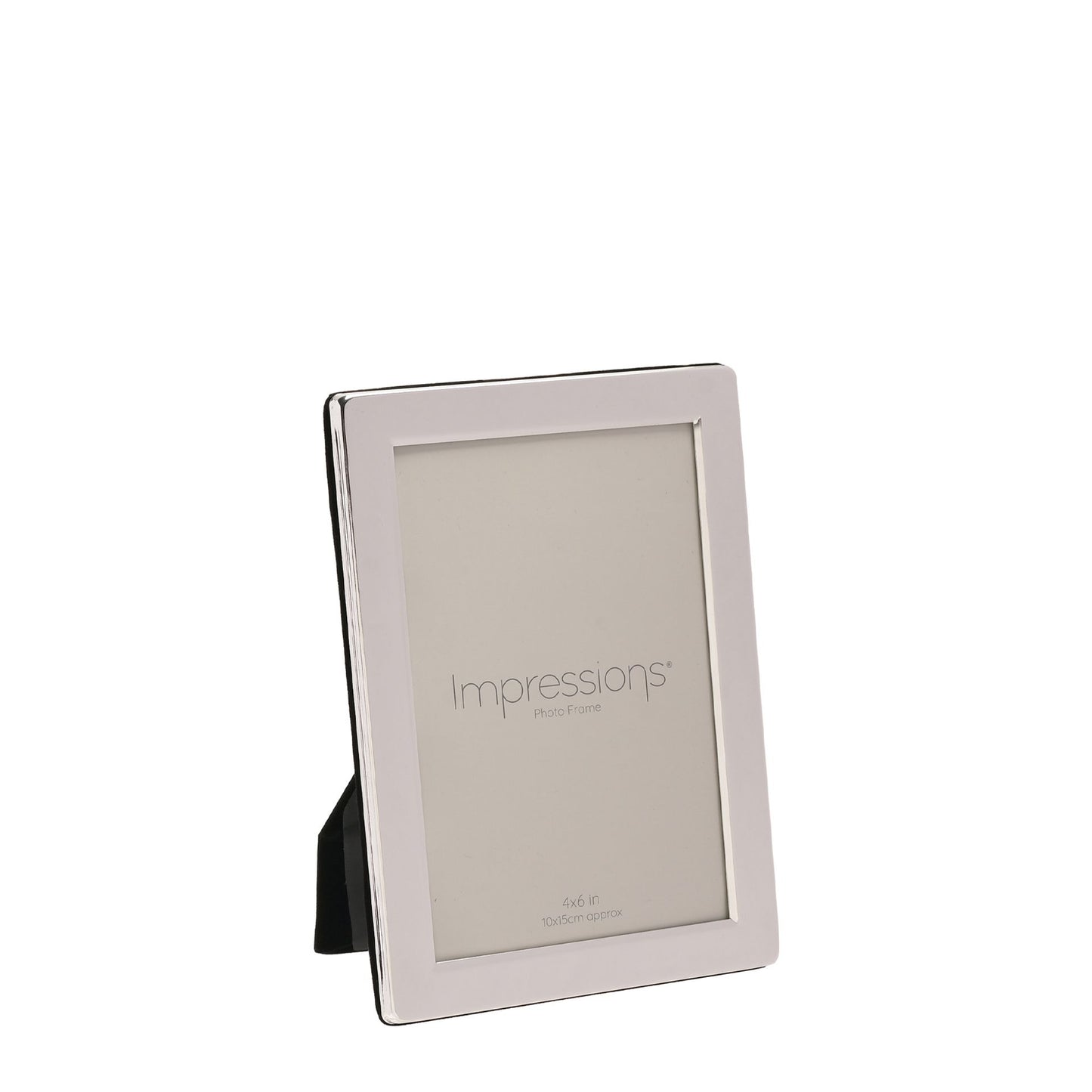 Silver Plated 6x4 inch Photo Frame - Hangs and Stands