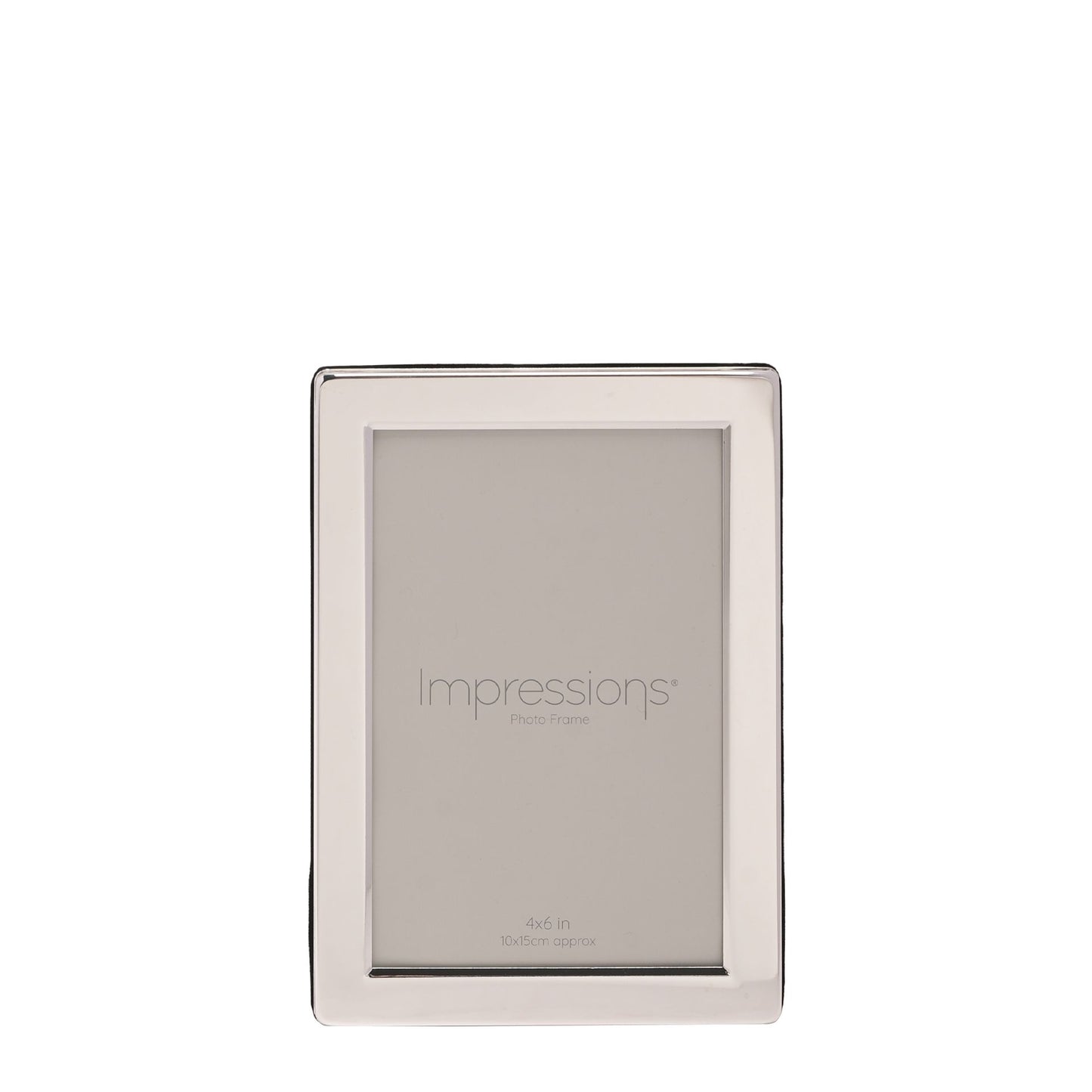 Silver Plated 6x4 inch Photo Frame - Hangs and Stands
