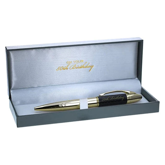 On Your 50th Birthday Ballpoint Pen in Gift Box