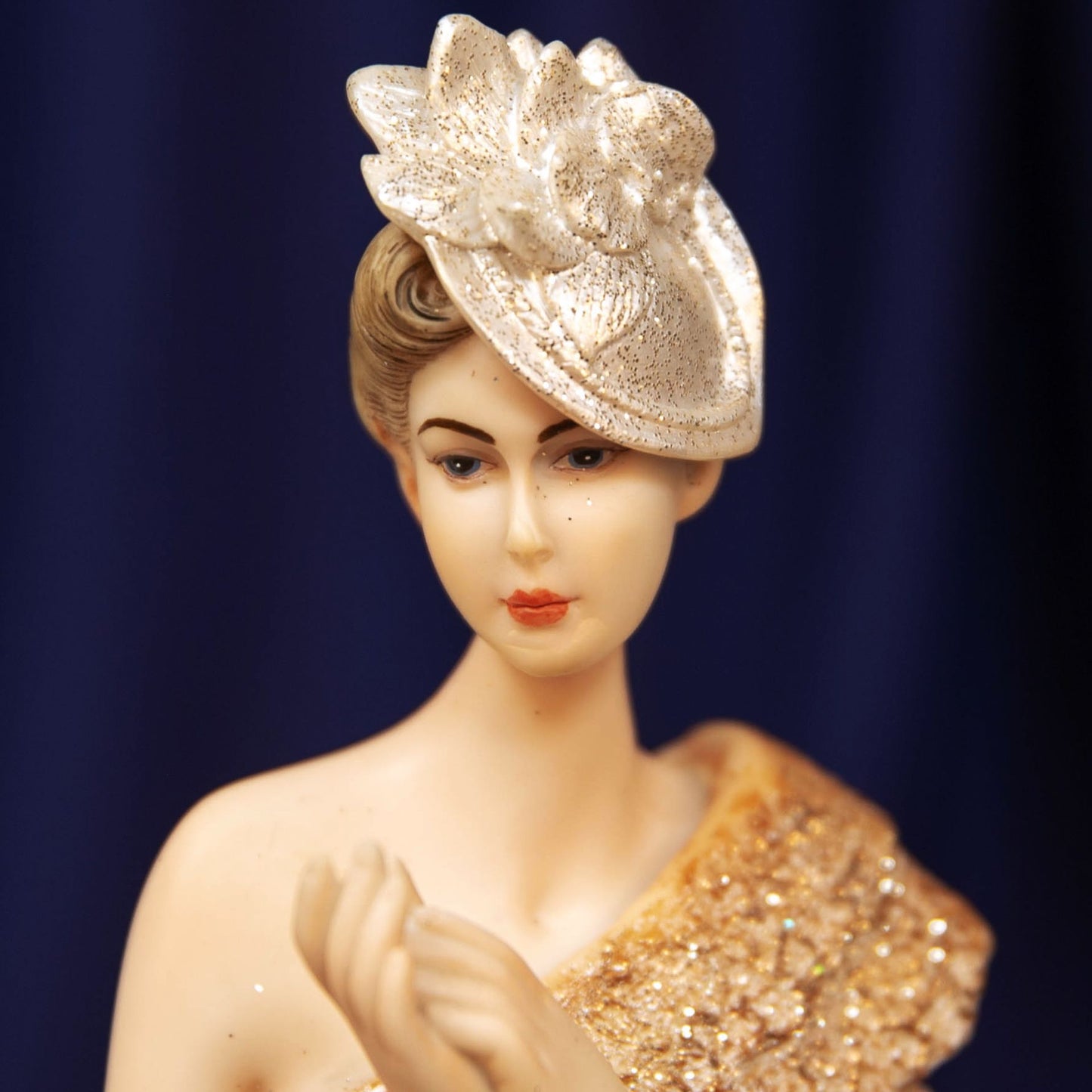 Juliana Gold Lady Figurine Ornament Bolero Collection - 34cm tall