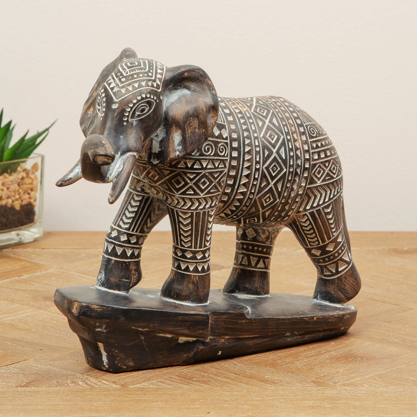 Juliana African Style Ornate Elephant Figurine 15.5cm