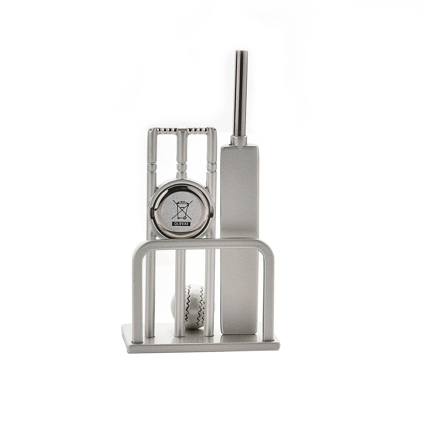 William Widdop Metal Miniature Clock - Cricket