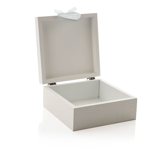 Baby Boy Keepsake Box Blue - 7.5 x 16 x 16.5 cm