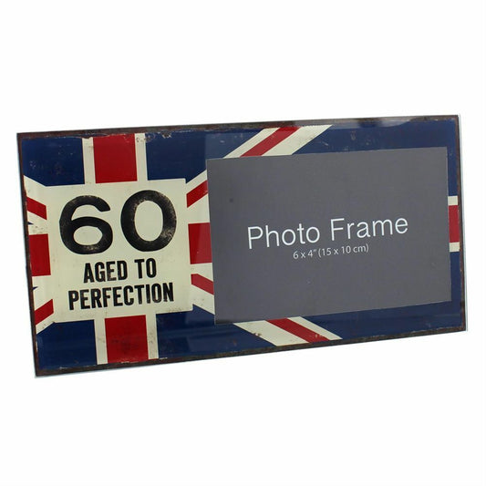 60th Birthday Photo Frame - Glass, 6x4 Inch