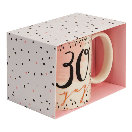 Luxe Ceramic Female Birthday Cups 30