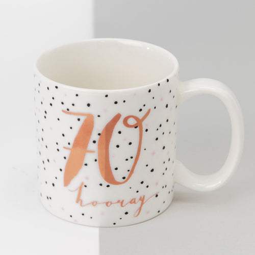 70th Birthday Mug by Luxe Ceramic