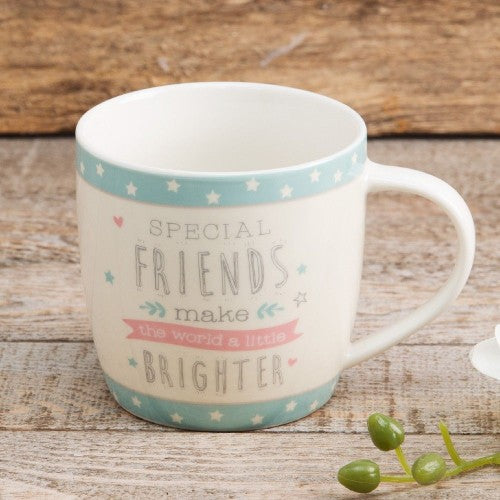 Love Life Stoneware Mugs Special Friends