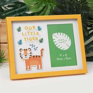 Jungle Baby Paperwrap 6x4 inch Photo Frame - "Our Little Tiger"